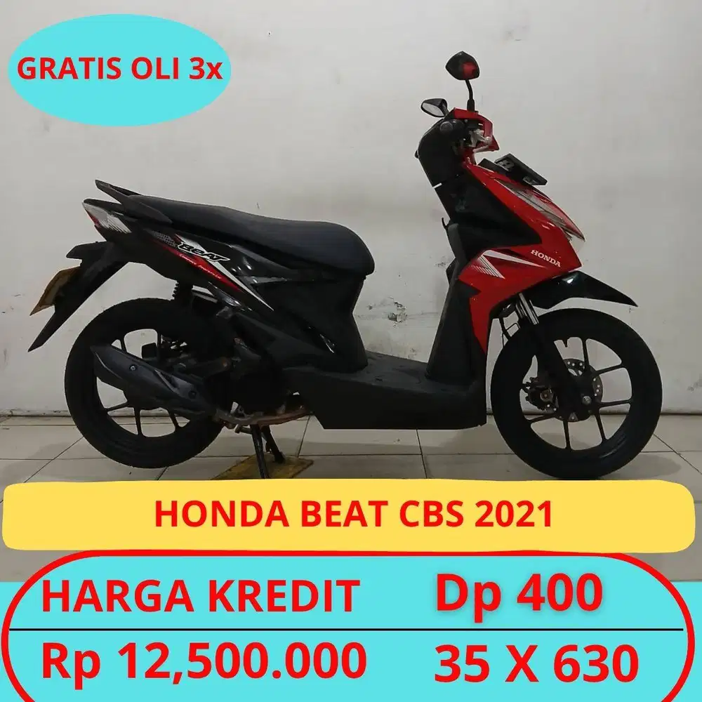 Honda Beat Cbs 2021 Dp Hanya 400 Ribu