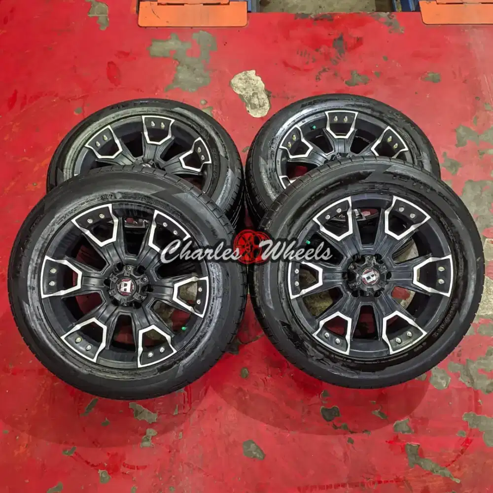 Jual velg + ban balistik r20 6x139,7 fortuner pajero triton dll