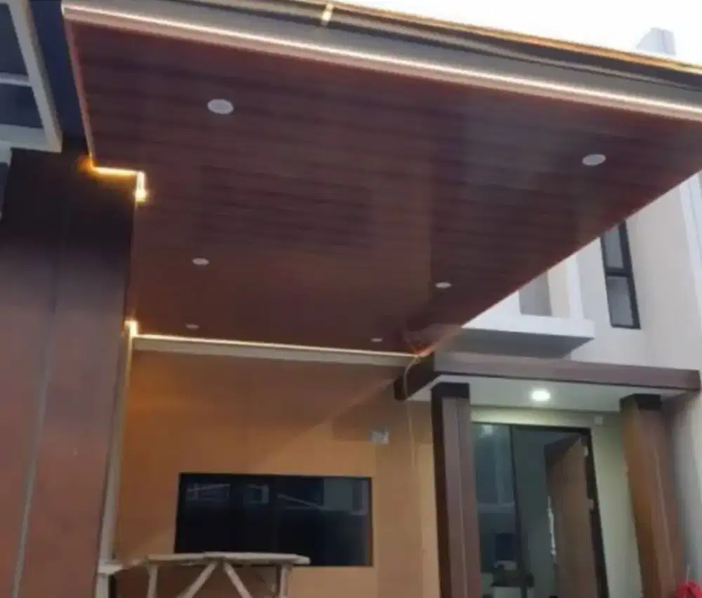 Kanopi alderon dan plafon PVC @32