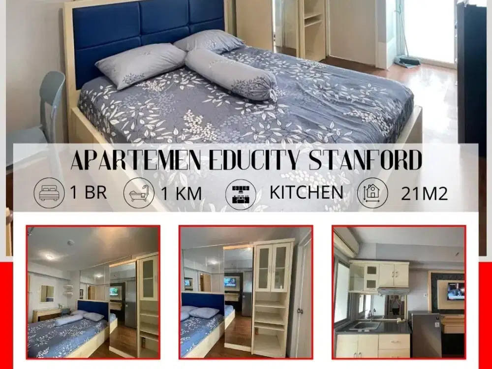 Disewakan Apartemen Educity Stanford Lantai Rendah - Vista Property