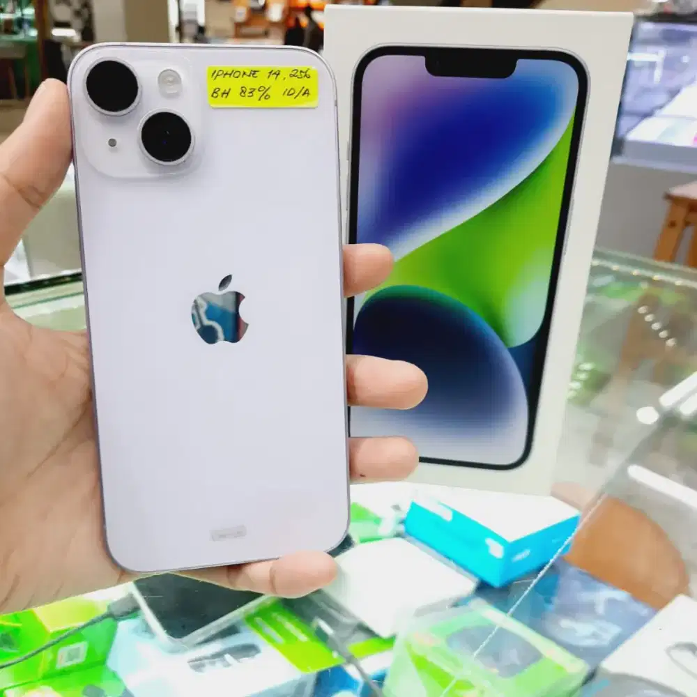 Iphone 14 256 purple grs resmi