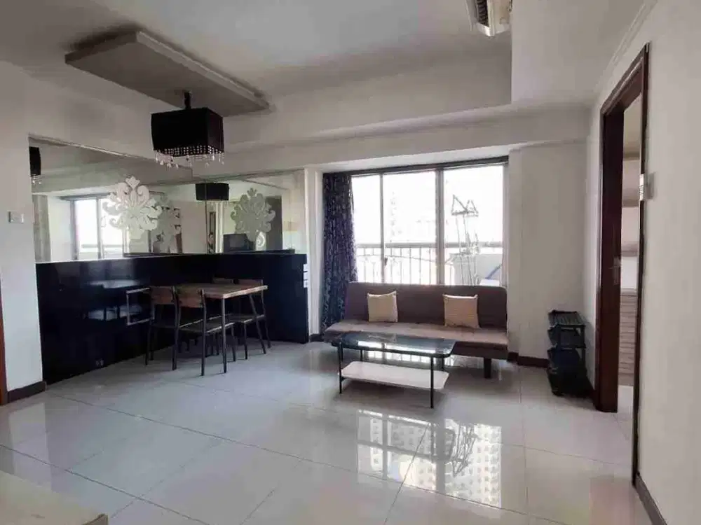 disewakan apartement waterplace3 br  tower f full furnish ada 4 ac 3 kasur sofa meja makan dll