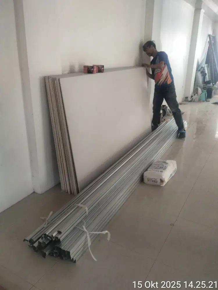Matrial gypsum jasa pasang dekor rumah plafon