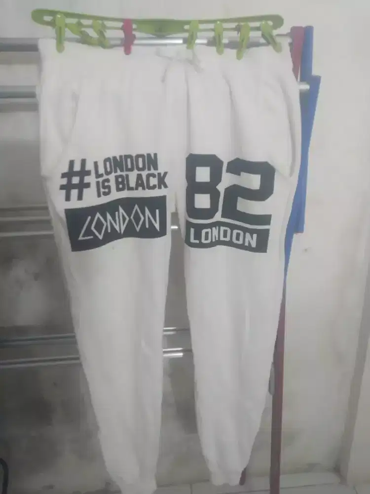 celana training putih all size@ ciampea bogor