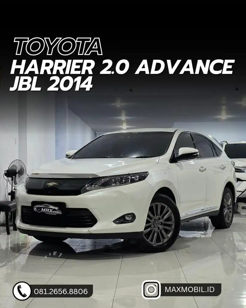 [ODO 69RB‼️] TOYOTA HARRIER 2.0 ADVANCE JBL 2014 pemakaian 2015