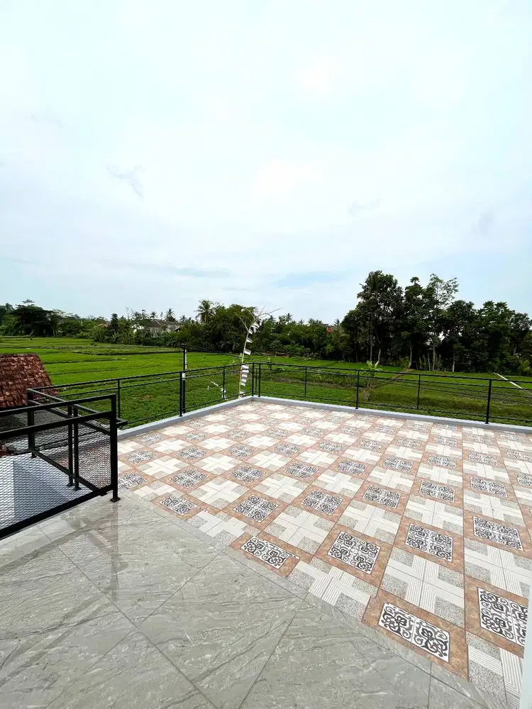 Rumah Baru View Persawahan dekat Jalan Kaliurang