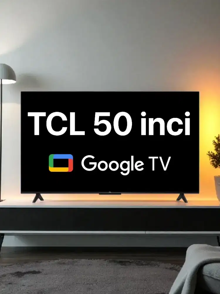 TV 50 inci 4K UHD TCL - masih seperti baru