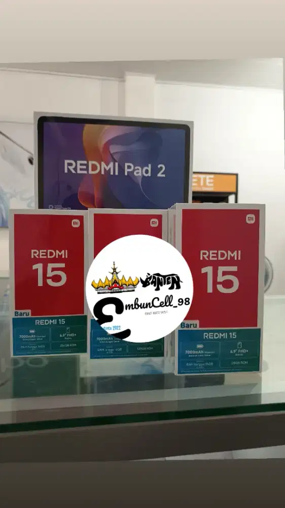 Obral Xiaomi redmi 15 4G 8/128 resmi indonesia