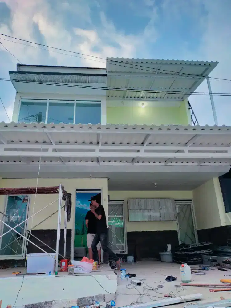 kanopi alderon dobel layer minimalis