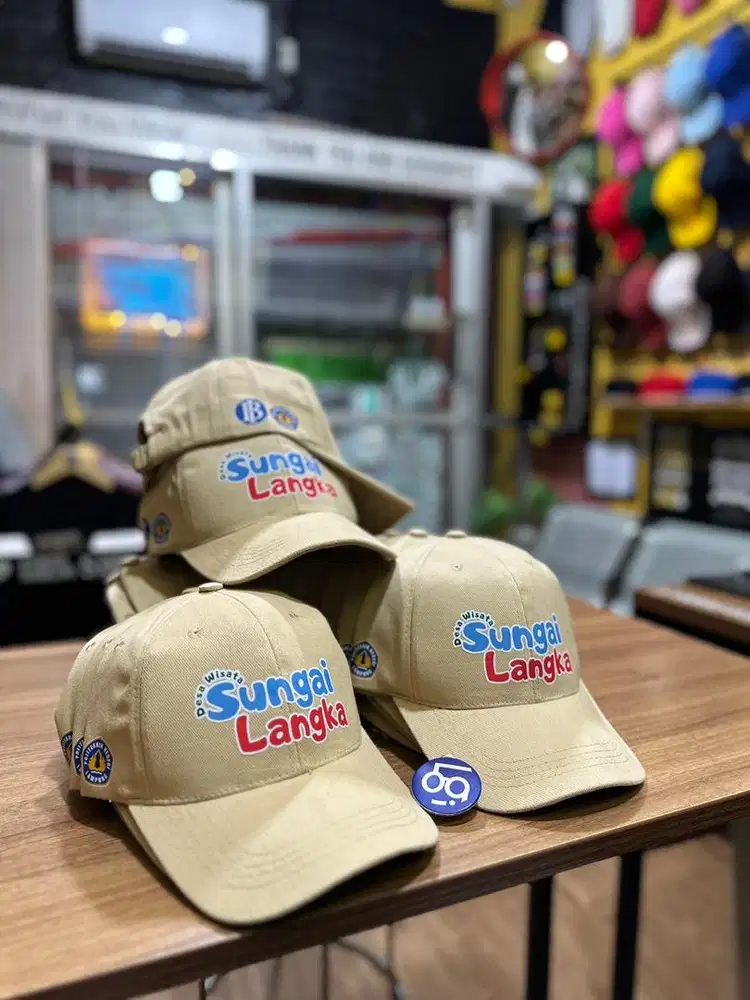 Sablon Topi Satuan dan Lusinan