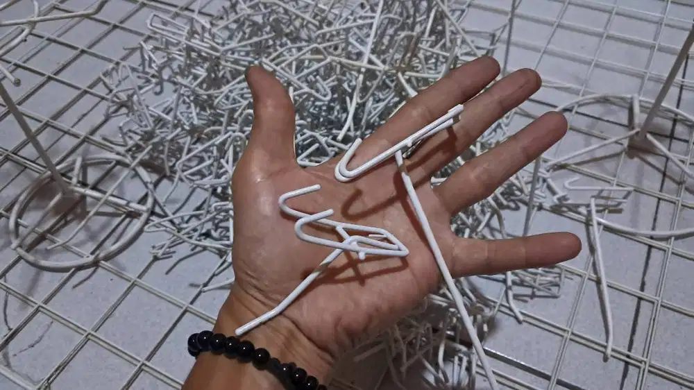 Satu Set Lengkap RAM Display Besi Dengan Hook Dan Stand Display Model