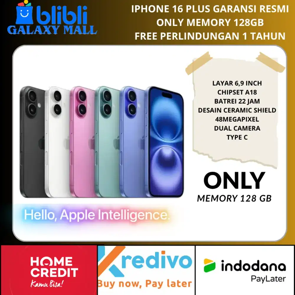 Iphone 16 Plus Bergaransi Resmi dan Perlindungan Lengkap