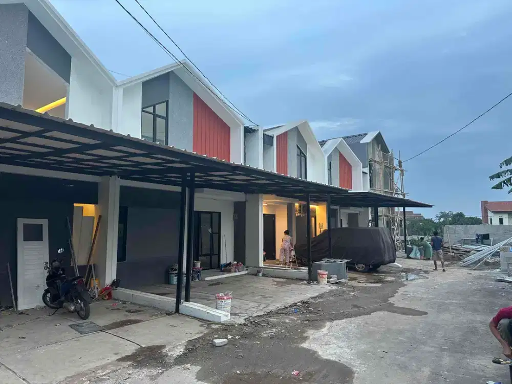 RUMAH BARU DI BELAKANG TERMINAL PONDOK CABE, DP 0 GRATIS BIAYA BIAYA