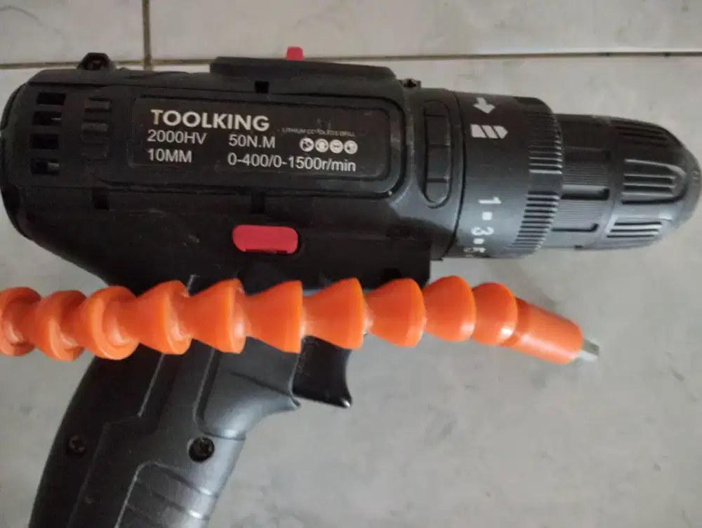 Bor battery Dongkrak hidrolis like new Normal Segel dan Kunci Tekiro