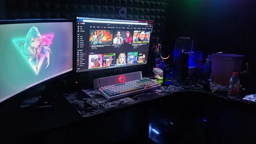 WTS FULL SET PC SUDAH INCL MIC KEYBOARD ETC