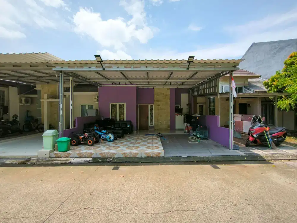 Rumah LT 91 Terawat 9 Menit ke Pintu Tol BSD Barat 1 Bisa KPR J-25121