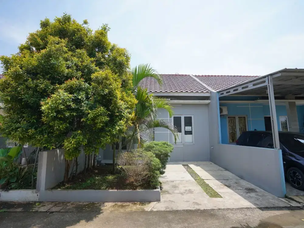 Rumah Asri 1 Lantai 10 Menit ke Stasiun Cisauk SHM Dibantu KPR J-19263