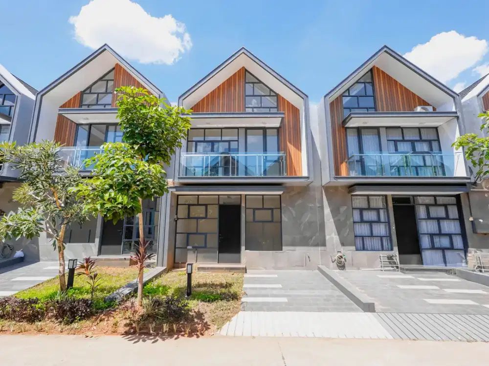 Rumah Minimalis Modern 15 Mnt ke Mall Ciputra Cibubur Bisa KPR J-28036