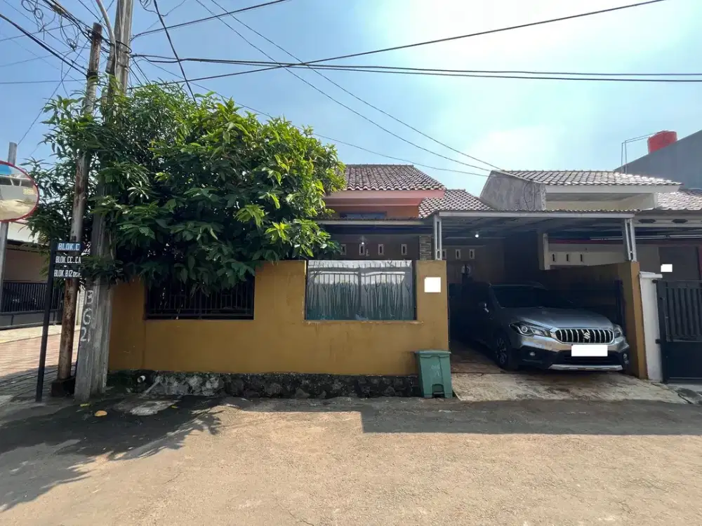 Rumah Hook 1 Lantai di Depok Dekat Sekolah dan RS Bebas Banjir J-23690