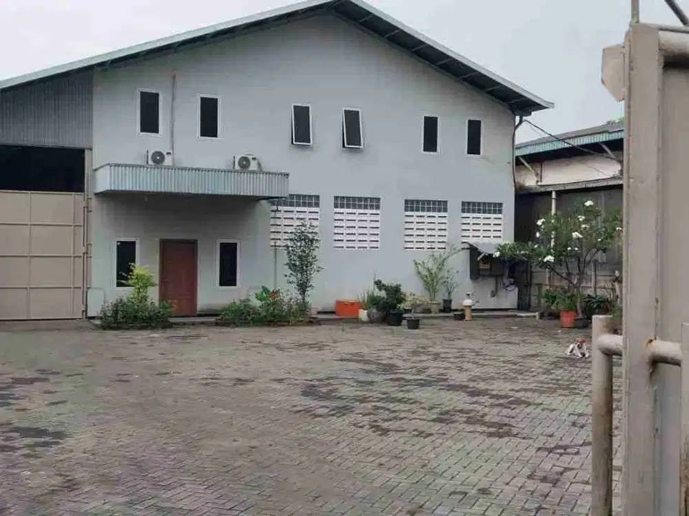 Disewakan Cepat Gudang Akses Container 40Ft Ada Kantor & Mess di Sepatan Tangerang