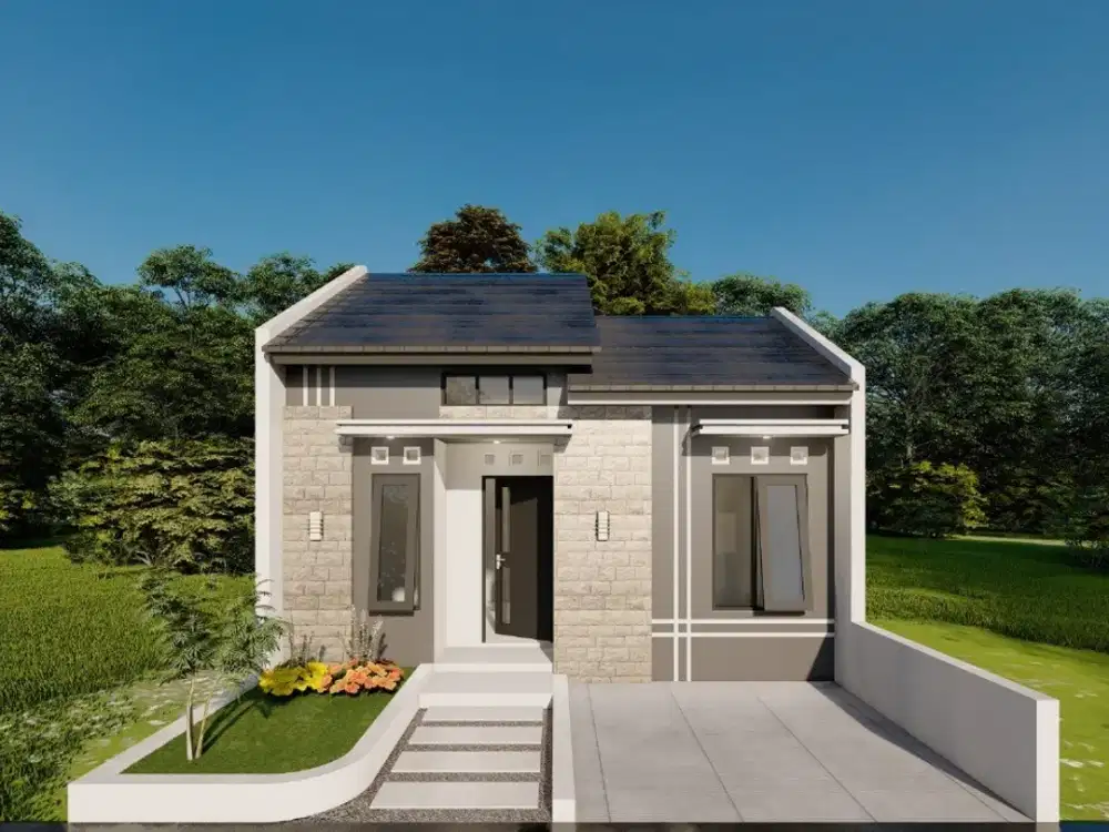 Rumah Modern Minimalis 195 Juta SHM, di Timur Sleman