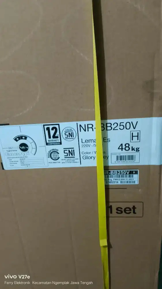 Kulkas Panasonic 2 pintu inverter