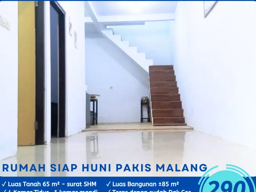 RUMAH SIAP HUNI 2 LANTAI MURAH 290 JT