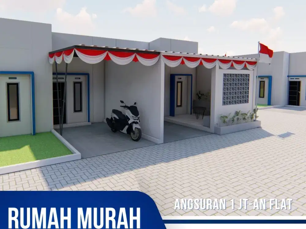 RUMAH MURAH KPR SUBSIDI DEKAT SAWOJAJAR MALANG ANGSURAN 1 JT AN BTN
