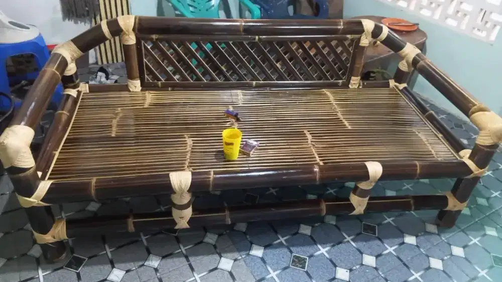 Bale Rotan Bambu Hitam