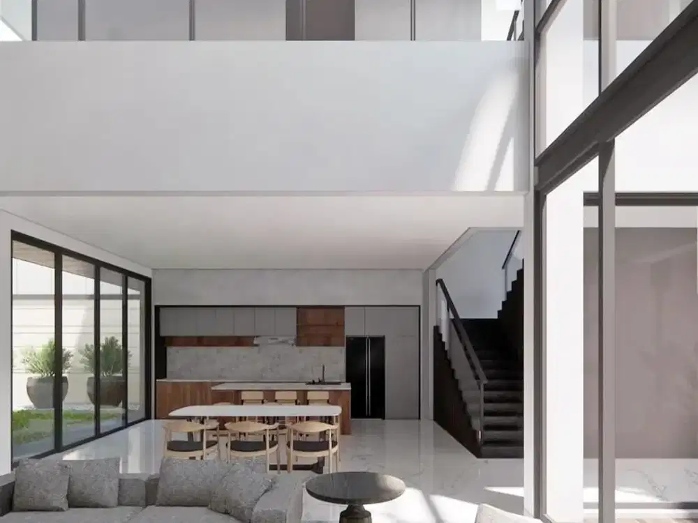 Rumah Mewah Minimalis 2 Lt Lux Murah Pakuwon Indah dekat Graha Family