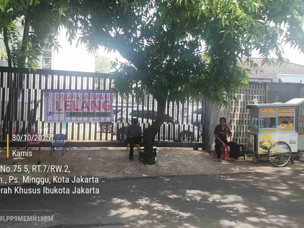 Di lelang rumah lt 1,511 m2, shm, jl. kenanga no. 01, cilandak timur, jakarta selatan