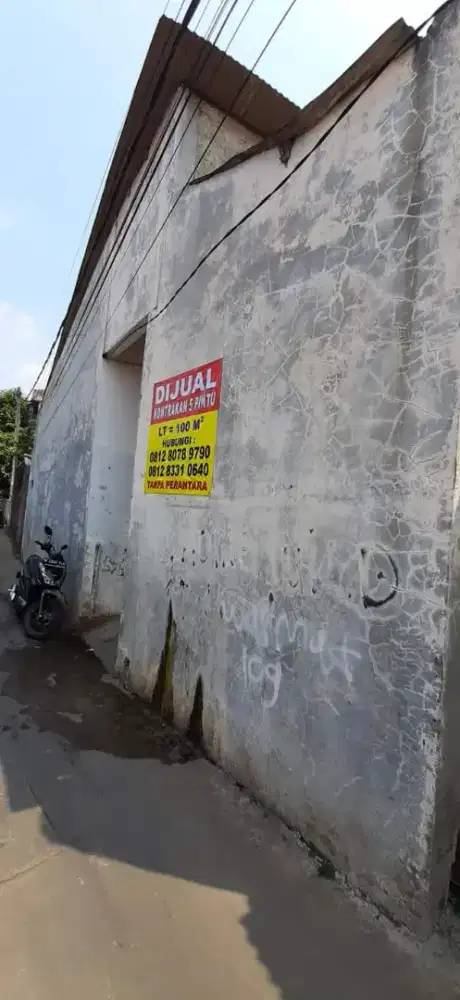 Dijual Rumah Kontrakan Kosong 5 Pintu