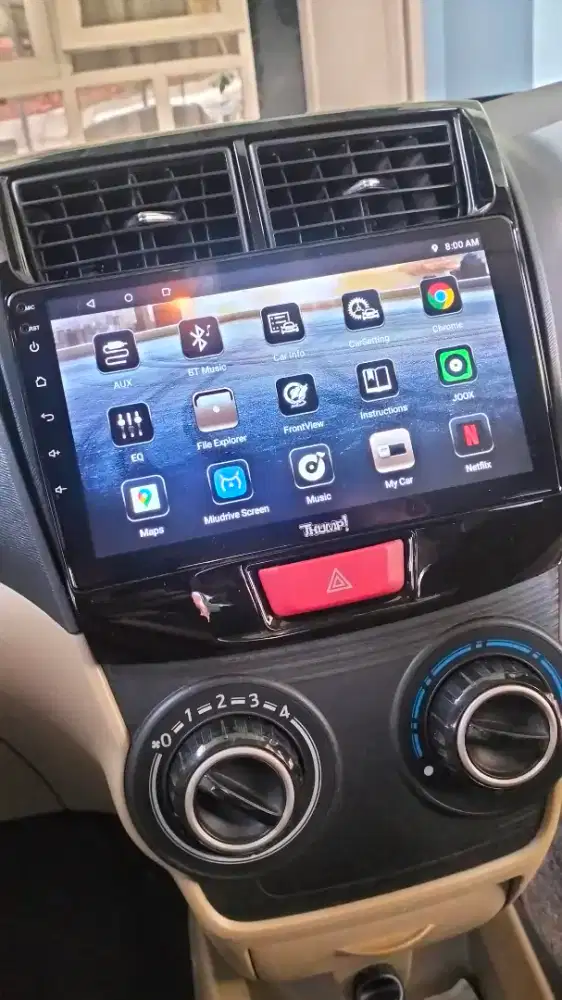 Head unit Android layar 9,camera parkir