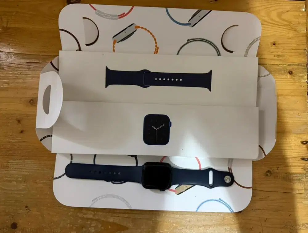 Apple watch series 6 44 mm Navy Blue Sport Band Ex iBox