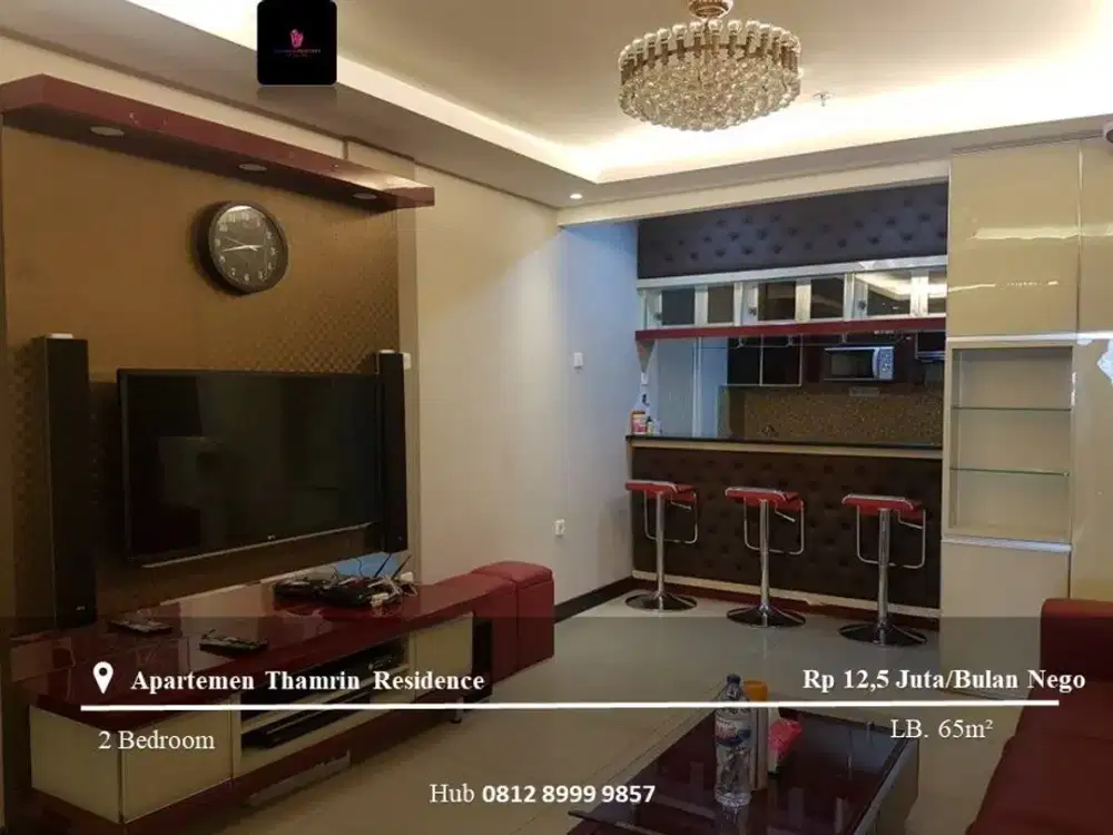 DIsewakan Apartement Thamrin Residence 2BR High Floor Furnished