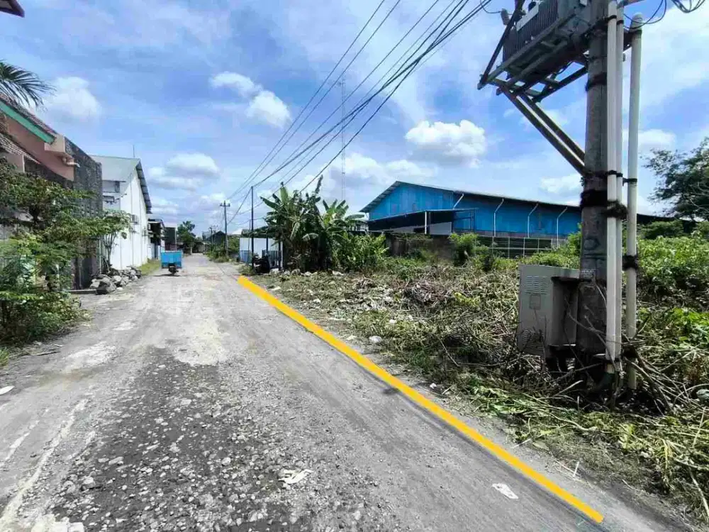 lahan untuk gudang murah di kawasan pergudangan grogol solo baru