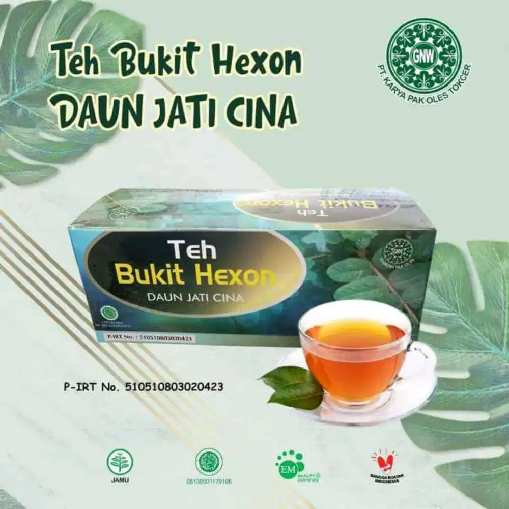 TEH HERBAL BUKIT HEXON (DAUN JATI CINA)