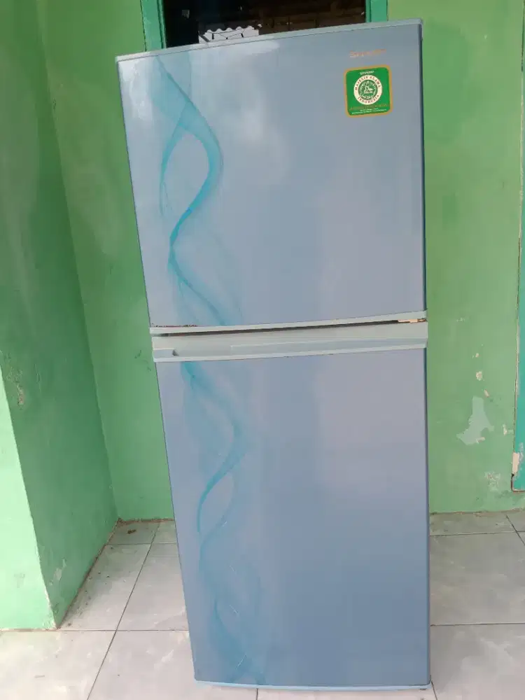 Kulkas Sharp 2 Pintu Mulus – Kompresor Rusak – Part Lengkap