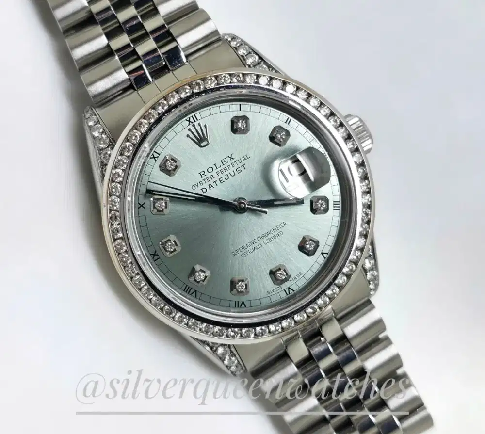 Rolex Unisex Ice Green diamonds