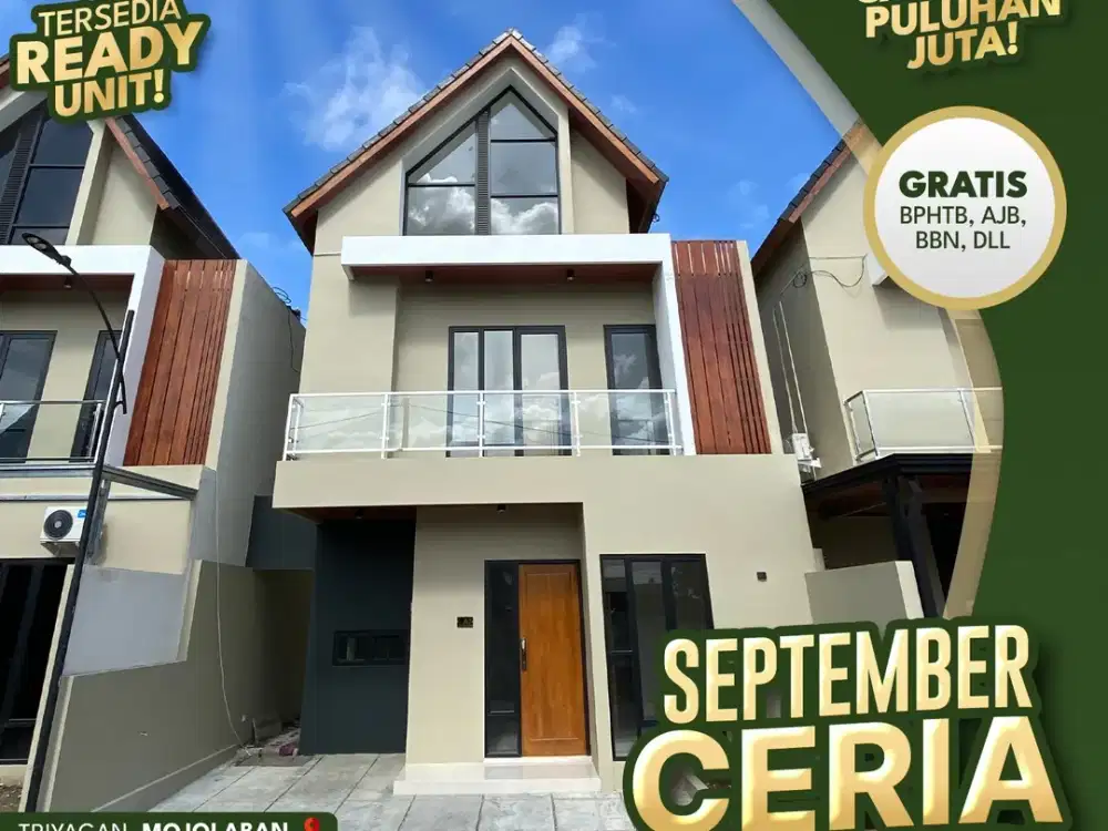 Bosstania Triyagan 2 – Rumah Modern 2 Lantai Lokasi Premium