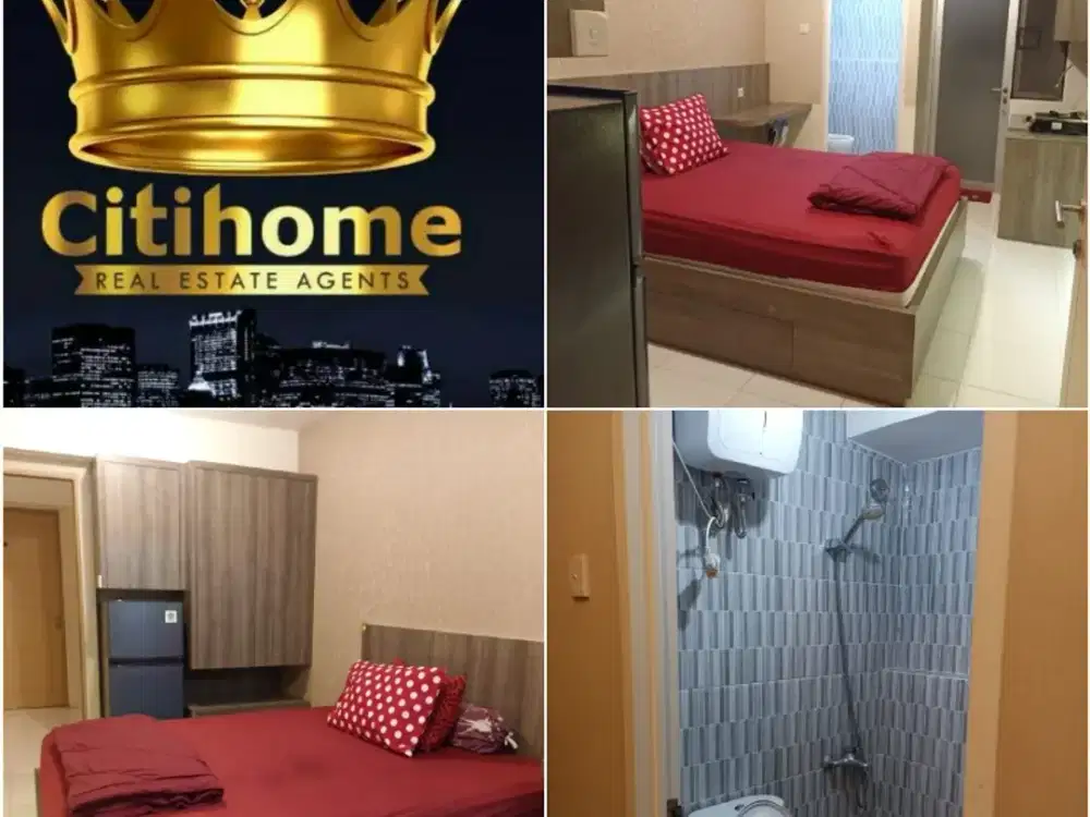 menyewakan apartemen educity 1br harian bycitihome