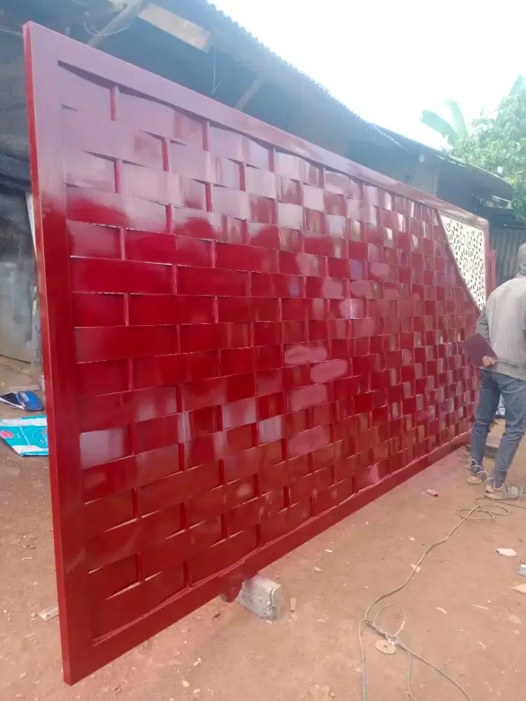 Bengkel las Lampung tralis kanopi tangga pintu pagar balkon tangga