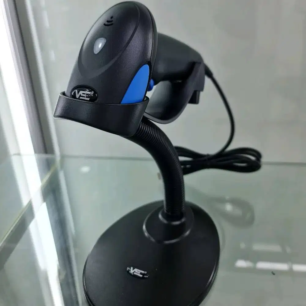BARCODE SCANNER VSC BS 1808A USB Wireless Bluetooth 1D 2D with Stand