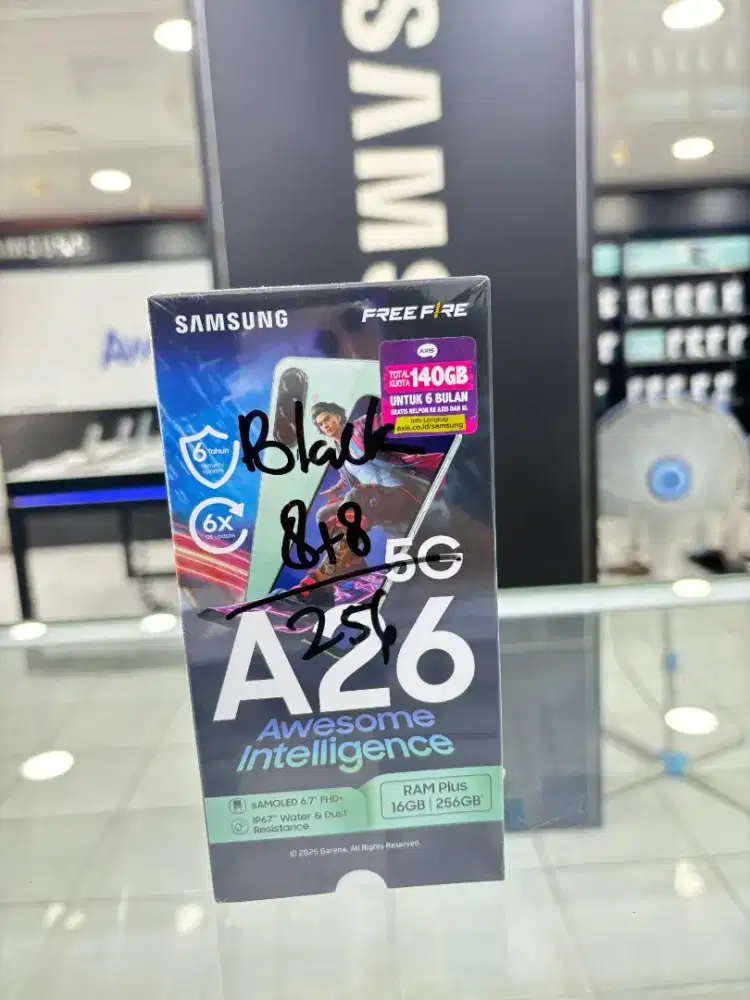 PROMO!! SAMSUNG A26 5G 8+8+/256 GB BERGARANSI 1TAHUN