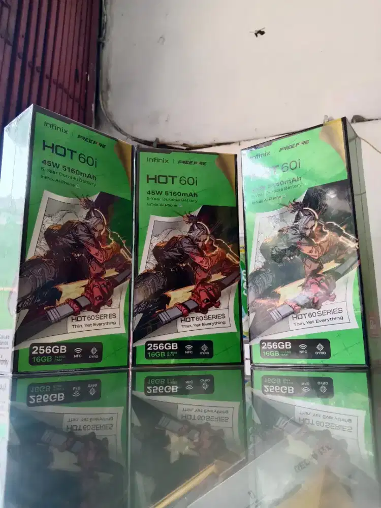 new hot 60i 8/256 g4ansi resmi 1thn