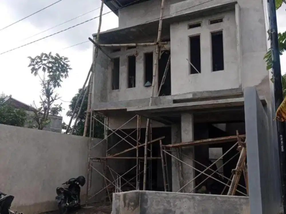 RUMAH 2 LANTAI PROSES BANGUN DEKAT RSU MITRA SEHAT