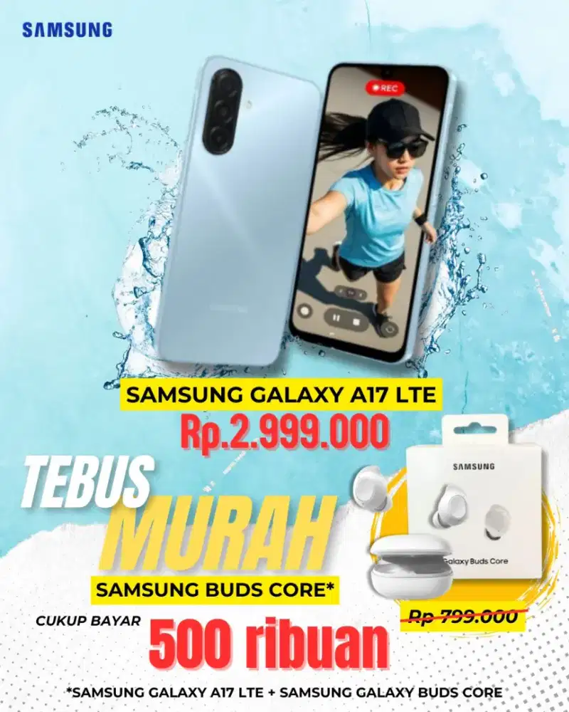 Samsung A17 bundling Buds core