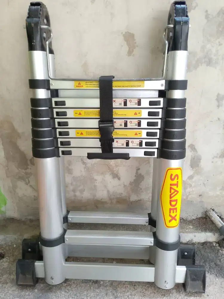 Tangga Teloscopic Stadex ukuran 2,5*2,5= 5 meter