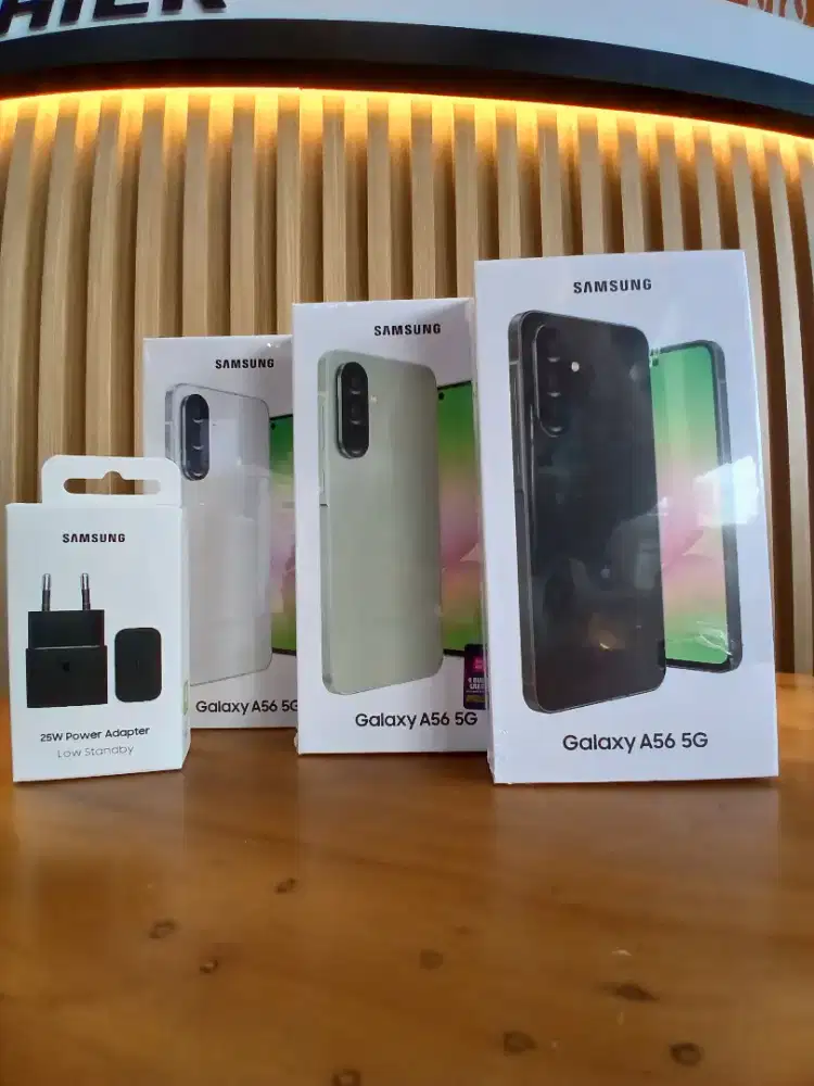 Turun harga new samsung galaxy A56 5G 8/256 free adapter,murah