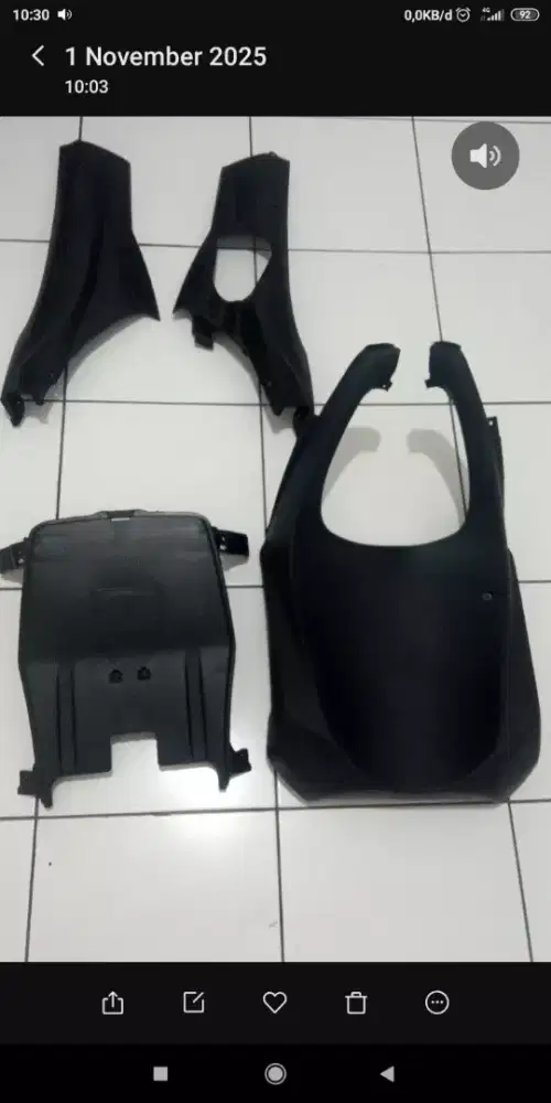 Cover bawah Honda beat fi